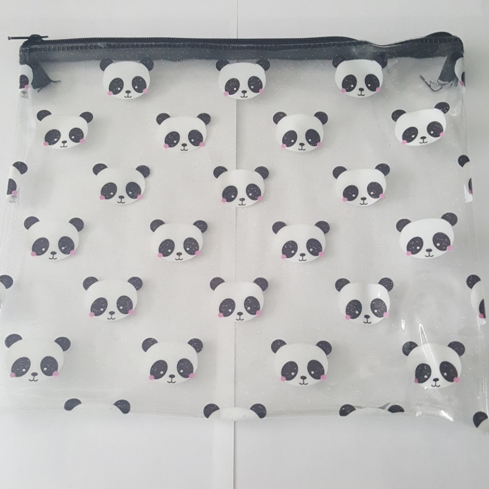 Panda Bear Cosmetic Bag